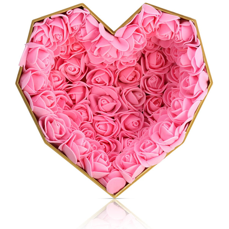 Pink Roses in a heart