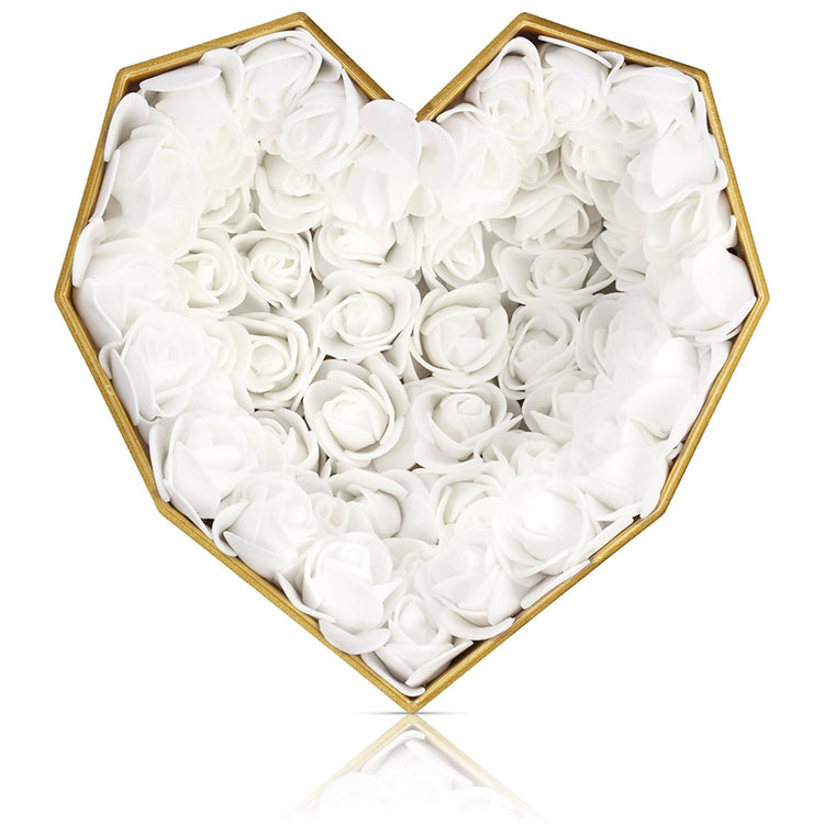White Roses in a Heart