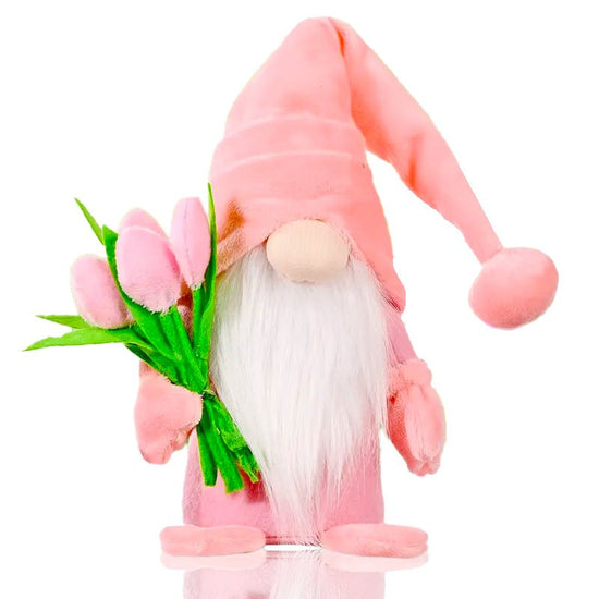 Pink Tulip Gnome - My Custom Heart