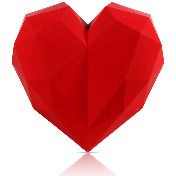 Red Crystalline Heart