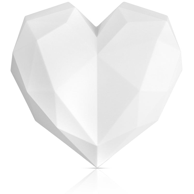 White Crystalline Heart