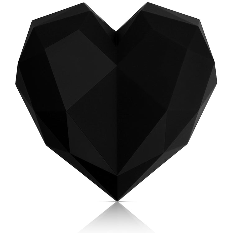 Black Crystalline Heart