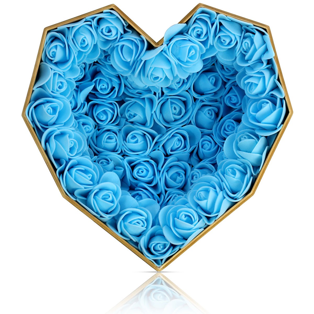Blue Roses in a Heart