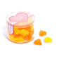 Peach Heart Shaped Gummies