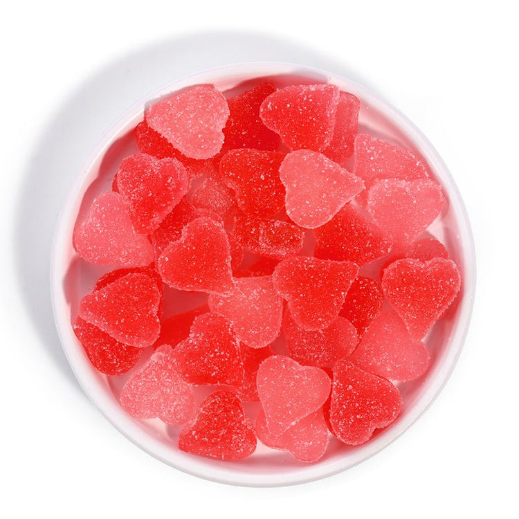 Strawberry Heart Shaped Gummies