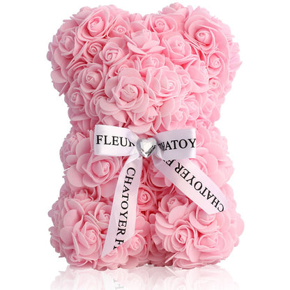 Light Pink Rose Bear