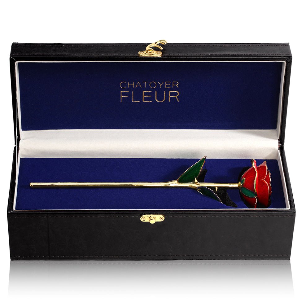Red 24K Gold Rose